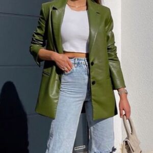 Zara Women's Green blazer
